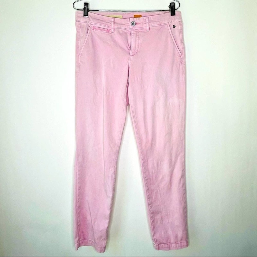 Anthropologie Pilcro and the Letterpress Pink Hyphen Pants Sz. 27 #AB